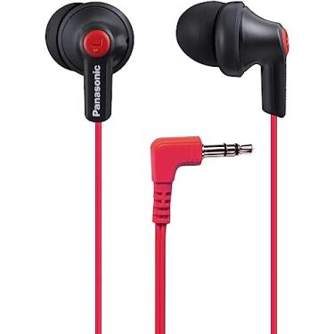 Imagem de Panasonic ErgoFit Fones de ouvido com fio, fones de ouvido intra-auriculares com som dinâmico cristalino e peças ergonômicas de ajuste personalizado (P/M/L), conector de 3,5 mm