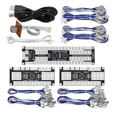Imagem de SJ@JX Arcade Game 4 Player USB Encoder Board Macro Command Zero Delay Gamepad Button Joystick Controller for Nintendo Switch PC PS3 Raspberry Pi Windows