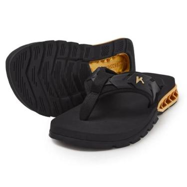 Imagem de Sandália kenner rakka ultra force, Preto, Dourado, 38