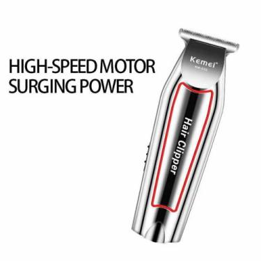 Imagem de Maquininha de Cortar Cabelo e Aparar Barba km-032 - Kemei, Bivolt