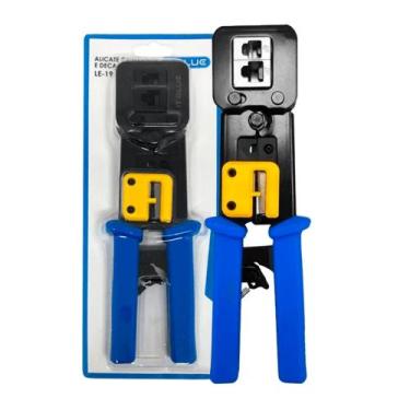 Imagem de Alicate de Crimpar RJ45, RJ12 e RJ11 Azul It-blue