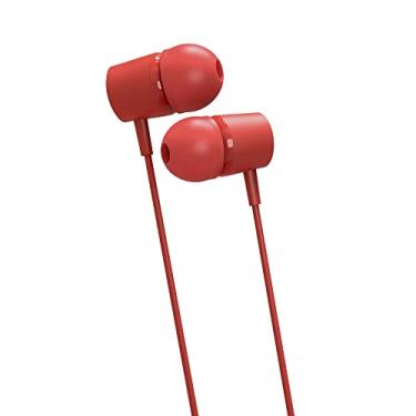 Imagem de Fone de Ouvido Intra-Auricular com Microfone, Botão de Comando e Sons Cristalinos de Alta Definição Vermelho - STR11R ELG