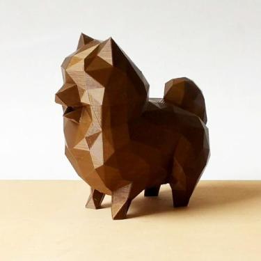 Imagem de Spitz Alemão / Lulu Da Pomerania - 15 Cm Altura , Decoração - Toque 3D