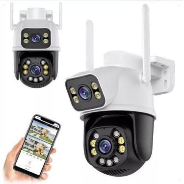 Imagem de Câmera De Segurança Wi-Fi Smart Camera A28B Dupla 3Mp Icsee - Smart câ