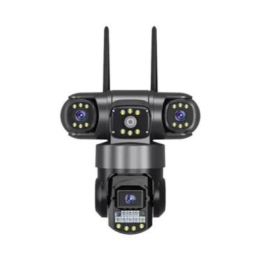 Imagem de Câmera de Segurança WiFi 4G com Zoom 10X e Lente Tripla de 12MP - Moni