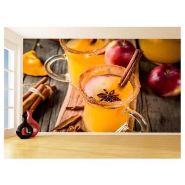 Imagem de Papel De Parede 3D Bebidas Aperitivos Drink Copo 3,5M Al265 - Você Dec