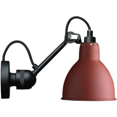 Imagem de Lâmpada De Parede Estilo Braço Oscilante De Estilo Industrial Alça Ajustável Quarto De Cabeceira Luz De Parede Luminária De Parede Giratória E14 Lâmpadas De Trabalho Mont, Black