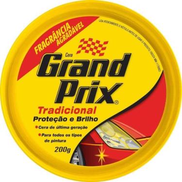 Imagem de Cera Automotiva Grand Prix Tradicional SM Importado 200g - Carnu