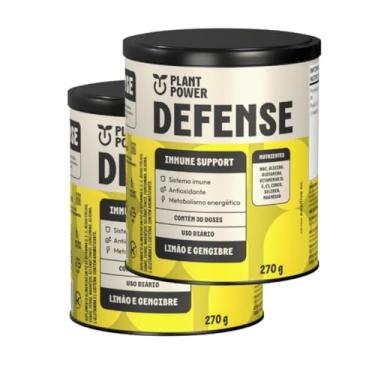 Imagem de Suplemento Imunidade Defense Limão e Gegibre Plant Power 2x 270g