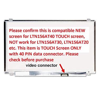 Imagem de Ltn156at40 Tela LCD de substituição para laptop de 39.6 cm WXGA HD LED DIODO (apenas substituto. Não é um ) (TOUCH) para Dell Inspiron 15-5559