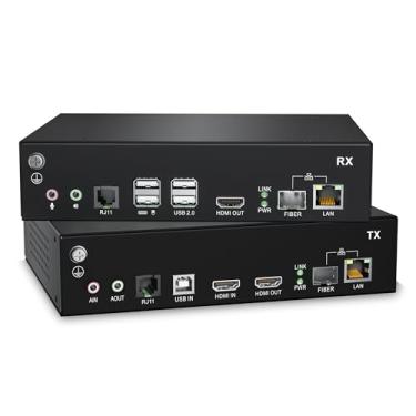 Imagem de Extensor HDMI KVM sobre fibra/Cat5