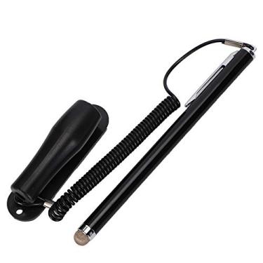 Imagem de Luqeeg Caneta Capacitiva para Tela Sensível Ao Toque, Alta Sensibilidade Contatos de Silicone Porcelana Revestida Em Liga de Zinco Mini Canetas com Base Estável E Fio de Mola