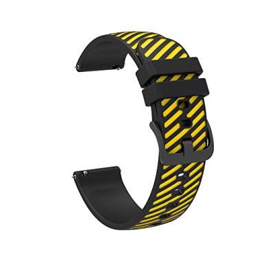 Imagem de Futanwei Pulseira de relógio de dois tons compatível com smartwatch SUNKTA K-52, SUNKTA SML3, HIRREO FV14, HIRREO TX1, LIGE SML6, LIGE EF5 e Amazfit T-Rex 3 Pro 48 mm - pulseira de substituição de