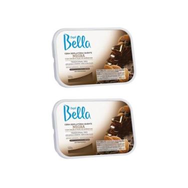 Imagem de Depilatorio Depil Bella Cera 500g Negra - Kit C/ 2un
