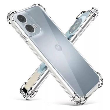 Imagem de Capa Gel Air Cushion Para Moto Edge 50 Fusion - Transparente