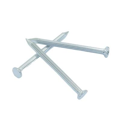 Imagem de Hordion 100 peças de pregos de 5 cm, pregos de cimento de aço carbono, pregos de alvenaria para tijolos de concreto, marcenaria, pendurar quadros