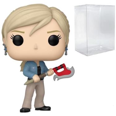 Imagem de POP TV: Buffy The Vampire Slayer - Buffy Summers with Scythe Funko Vinyl Figure (Bundled with Compatible Box Protector Case) Multicolor 3.75 inches