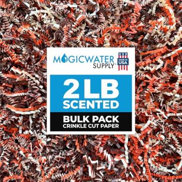 Imagem de Papel Perfumado MagicWater – 900 g – Tempero de abóbora – Perfeito para enchimento de papel desfiado, enchimento de cestas, caixas de presente, presentes de dama de honra, Halloween e muito mais