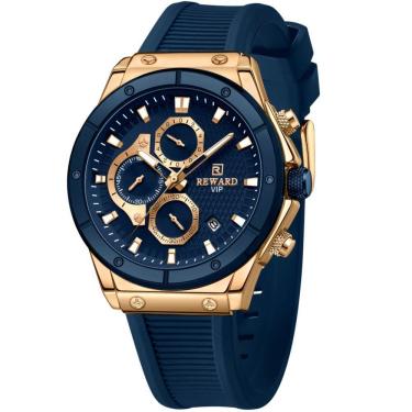 Imagem de Relógio De Pulso Masculino Quartzo Azul