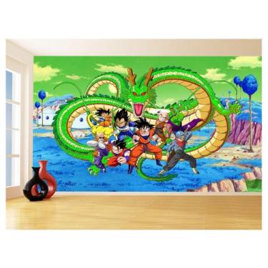 Imagem de Papel De Parede Dragon Ball Goku Vegeta Anime 3,5M Dbz343 - Você Decor
