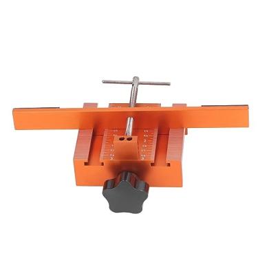 Imagem de Hyuduo Posição Porta do Gabinete Posição Dobradiça Jig Alumínio Liga de Alumínio Cabelo de Montagem Porta para Armários de Moldura e Moldura Suporte de Braço de Braço de Ajustável