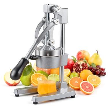 Imagem de CO-Z Espremedor manual, espremedor manual de laranja e cítrico profissional para suco de laranja, romã, limão, fácil de limpar, cinza