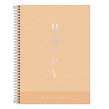 Imagem de Caderno Espiral Universitário A4 Capa Dura 20 Matérias 320 Folhas Happy - Tilibra Estampa 1