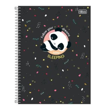 Imagem de Caderno Espiral Universitário A4 Capa Dura 10 Matérias 160 Folhas Lovely Friend - Tilibra Estampa 3