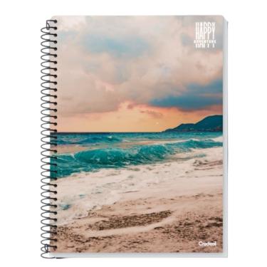 Imagem de Caderno Espiral Universitário Capa Dura A4 20 Matérias 400 Folhas Happy Adventure Credeal Estampa 2