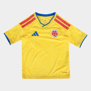 Imagem de Camisa Seleção Infantil Colômbia  Home 2026 s/n Torcedor Adidas-Unissex