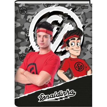 Imagem de Caderno Brochura Capa Dura Jandaia Enaldinho 80 Folhas