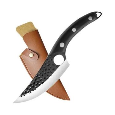 Imagem de Faca De Cozinha Profissional Forjada À Mão, Faca De Açougueiro, Faca P