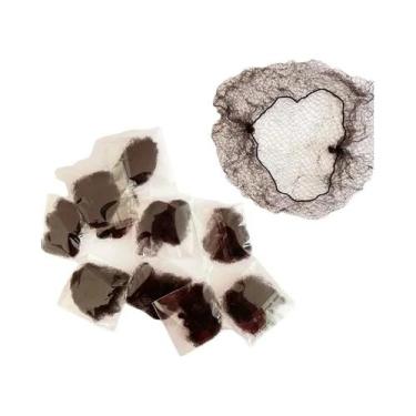 Imagem de Rede De Cabelo De Nylon Preta, Bege E Marrom 5mm Durável Para Perucas 