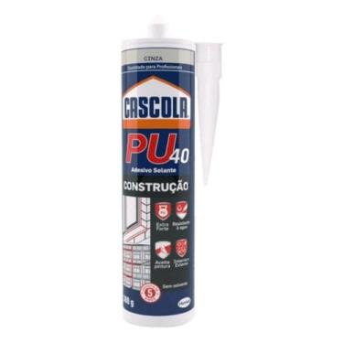 Imagem de Selante PU40 Cascola 380g Cinza ou Branco Poliuretano Vedação, Cinza