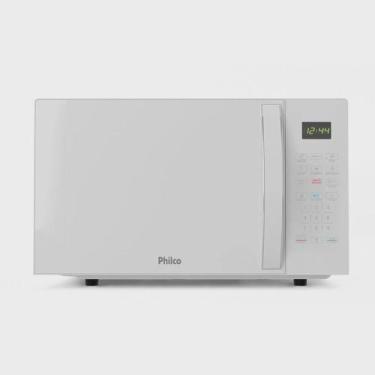 Imagem de Micro-Ondas Philco Pmo28e 25 Litros 1100W Branco Limpa Fácil 220V