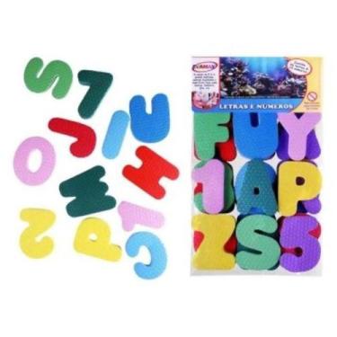 Imagem de Letras e Números em EVA 10mm - 36 peças (5600) - Evamax