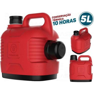 Imagem de Garrafão Térmico Supertermo 5 Litros Vermelho - Termolar, Vermelho