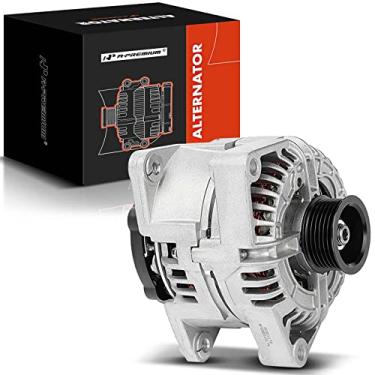 Imagem de A-Premium Alternador compatível com Saturn L300 2001-2005, LS2 2000, LW2 2000, LW300 2001-2003, V6 3.0L, 120Amp 12V 6-Groove Polia no sentido horário, substituição # 0-124-515-008, 210-60 116