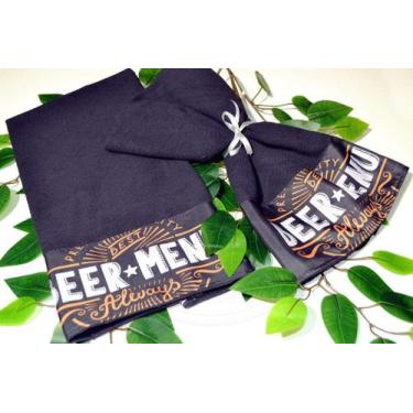Imagem de Kit Pano de Pratos Masculino 2 pçs Black - Menu - Arte & Tear