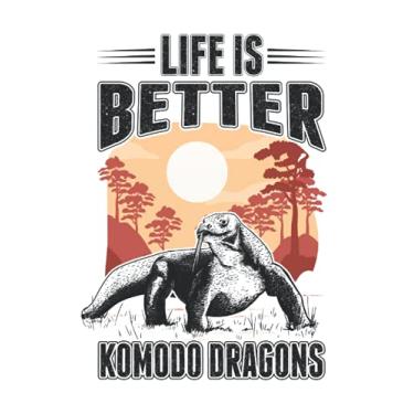 Imagem de Komodo Dragon Notebook: Life Is Better With Komodo Dragon / 6x9 Inches / 120 graph sites Sites