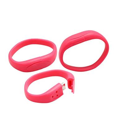 Imagem de Pulseira de 16 GB Modelo USB Flash Drive Memory Stick PenDrive Pen Drive 3.0 USB Flash Disk Memory Stick U Disk USB Drive (Vermelho)