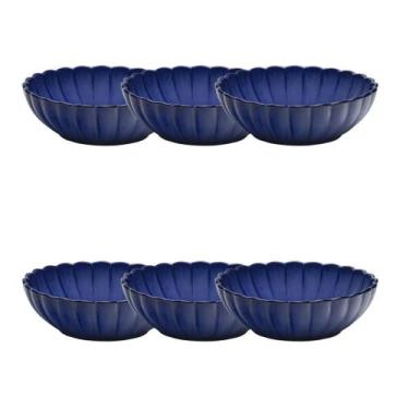 Imagem de Jogo de 6 Pratos Fundo 20cm Oxford Flora Amor-Perfeito