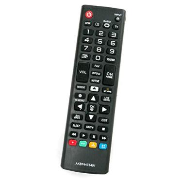 Imagem de Novo controle remoto substituído AKB74475401 para LG TV 43UF7600 55UF7600 60UF7650 65UF7650 70UF7650 60UF7690 65UF7690 60UF7700 49UUUF7690 F76000 65UF7700 70UF7700 79UF7700 50UF8300 58UF8300 55UF8500