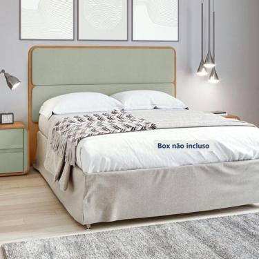 Imagem de Cabeceira Casal Queen 160cm Loop 171cm X 5cm X 120cm - Móveis Lopas