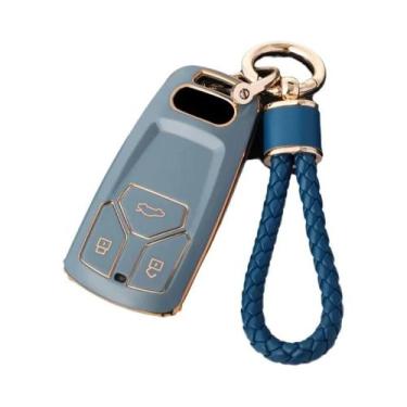 Imagem de Capa De Chave De Carro Em TPU Para Audi A4 A5 A6 Q5 Q7 TT TTS TFSI RS,