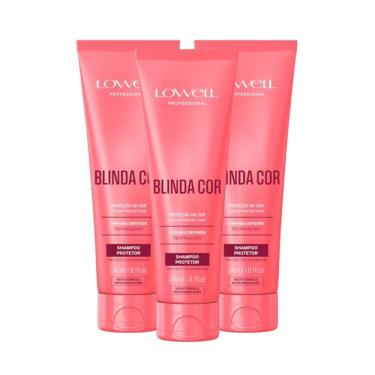 Imagem de Lowell Blinda Cor Kit 3 Shampoo Protetor 240ml