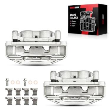 Imagem de Torchbeam Conjunto de pinças de freio dianteiro para Chevrolet Silverado 2500 HD 2011-2019, GMC Sierra 2500 HD 2011-2019, Chevrolet Silverado 3500 HD, pinças dianteiras esquerda e dianteira direita