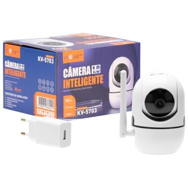 Imagem de Câmera de Segurança IN 5703 Wi-Fi HD 1080p com Visão Noturna, Detecção de Movimento, Áudio Bidirecional, Armazenamento em Nuvem e Cartão SD – Ideal para Monitoramento de Casa, Bebês e Pets