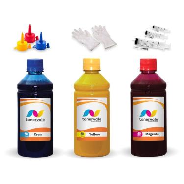 Imagem de Kit 3 Tinta Para Brother MFC-J5845DW LC-3037 250ml