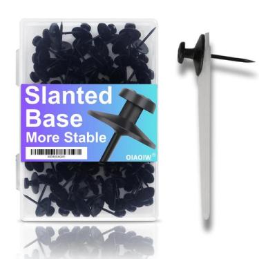 Imagem de Thumb Tacks OIAOIW Black 50 unidades para cabides de parede